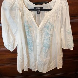Karen Kane Cotton Blouse